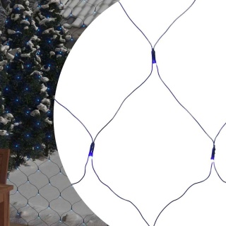 Siatka z lampek LED, niebieska, 4x4 m, 544 LED Lumarko!