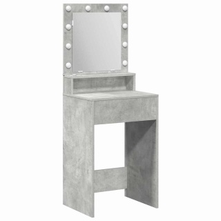 Toaletka z oświetleniem LED, Szary beton, 50x41x135 cm Lumarko!