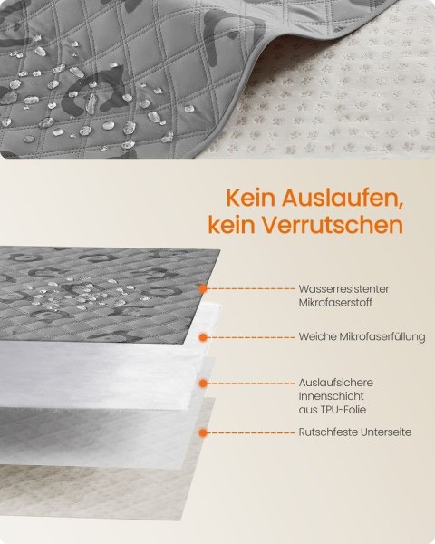 Koc dla psa 178 x 76 cm Dove Grey