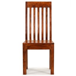  Krzesła z litego drewna, stylizowane na sheesham, 2 szt. Lumarko!