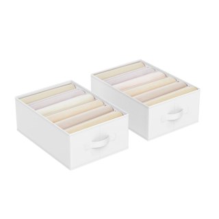 Składany organizer do garderoby na spodnie, Klasyczna biel, 2, 42x30x17 cm