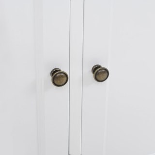 Komoda 3-drzwiowa, MDF i drewno sosnowe, 105 x 35 x 77,5 cm Lumarko!