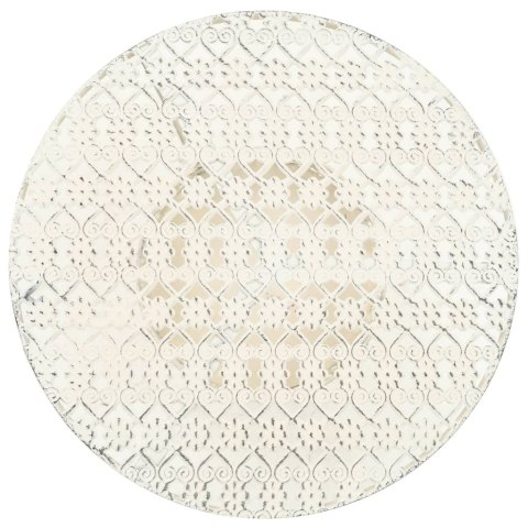  Okrągły stolik bistro, styl vintage, metalowy, 40x70 cm, biały Lumarko!