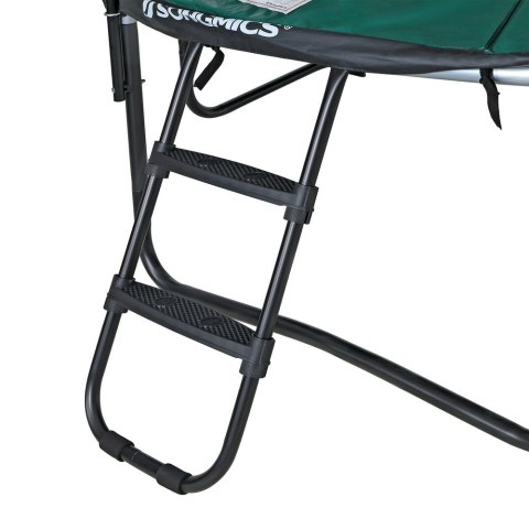 Drabinka do trampoliny antypoślizgowa z metalowym stelażem, 82, 5 x 40, 6 cm