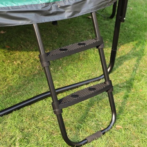 Drabinka do trampoliny antypoślizgowa z metalowym stelażem, 82, 5 x 40, 6 cm
