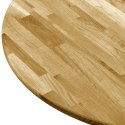  Okrągły blat do stolika z litego drewna dębowego, 23 mm, 700 mm Lumarko!