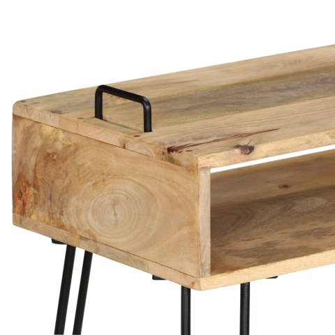 Stolik typu konsola z litego drewna mango, 115 x 35 x 76 cm Lumarko!