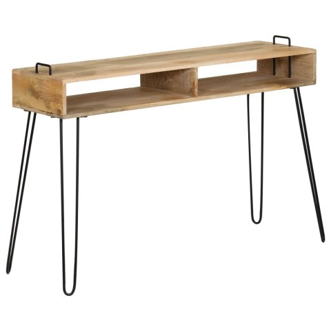  Stolik typu konsola z litego drewna mango, 115 x 35 x 76 cm Lumarko!