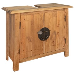  Szafka łazienkowa pod umywalkę, drewno sosnowe, 70x32x63 cm Lumarko!
