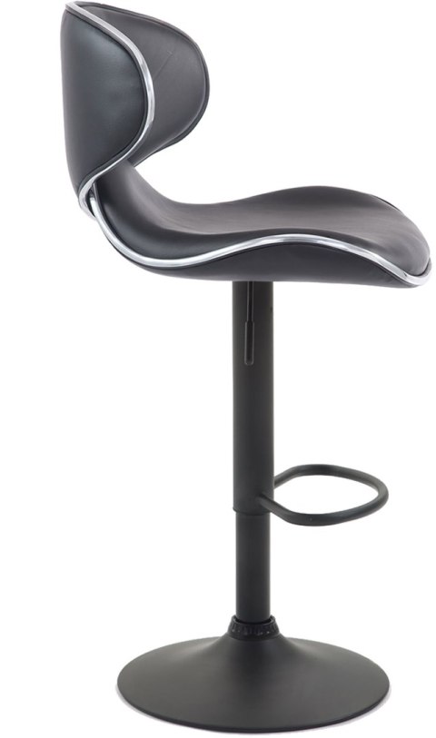 Hoker barowy Las Vegas V2 czarny z ekoskóry