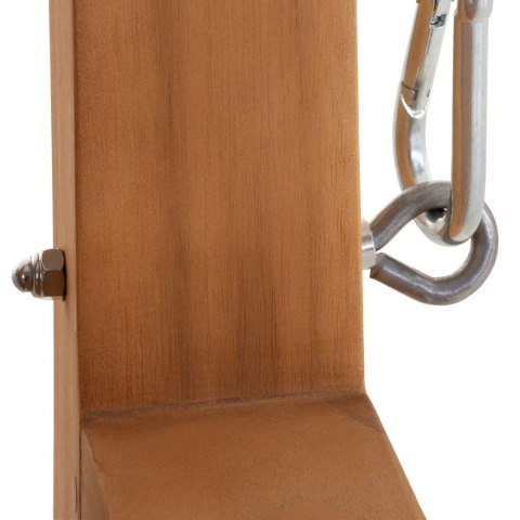 Huśtawka ogrodowa Joyce 150 cm teakowa z armlehkami