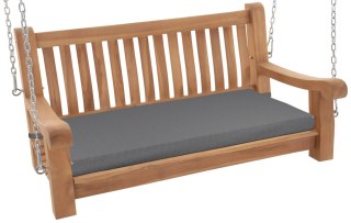 Huśtawka ogrodowa Joyce z poduszką 120 cm teak
