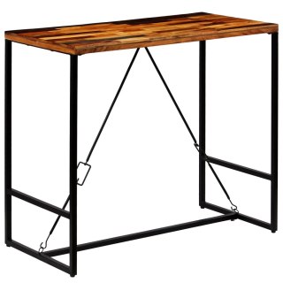  Stolik barowy z litego drewna odzyskanego, 120 x 60 x 106 cm Lumarko!