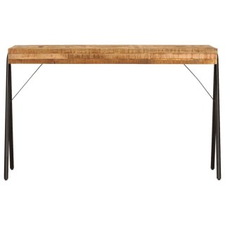  Biurko z litego drewna mango, 118 x 50 x 75 cm Lumarko!
