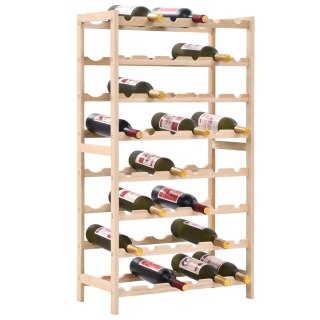  Stojak na wino z drewna cedrowego, 57,5 x 28 x 102 cm Lumarko!