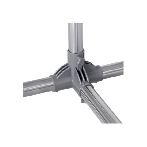 Stojak na ubrania, szary, (101-163) x 49 x (113-198) cm