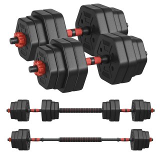 Hantelset z drążkiem 40 kg tintenschwarz