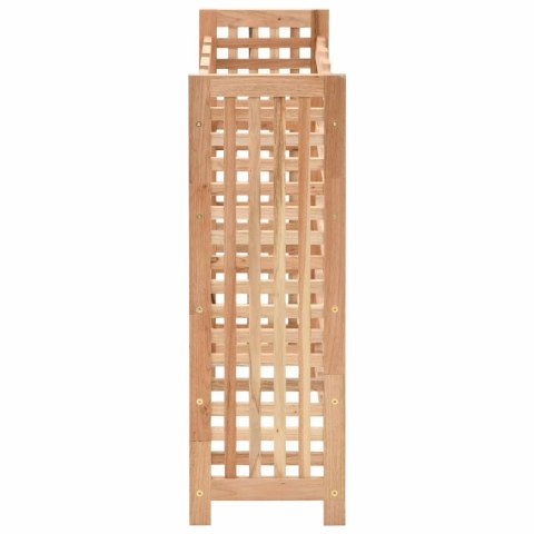  Stojak na 25 butelek wina, lite drewno orzechowe, 63x25x73 cm Lumarko!