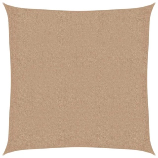 Żagiel przeciwsłoneczny, 160 g/m², kolor taupe, 3x3 m, HDPE