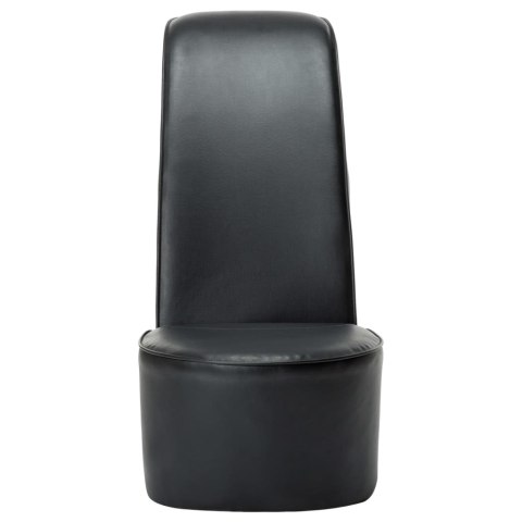  Fotel w kształcie buta na obcasie, czarny, sztuczna skóra Lumarko!