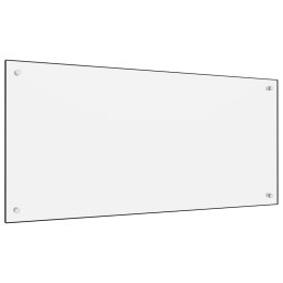  Panel ochronny do kuchni, biały, 100x50 cm, szkło hartowane