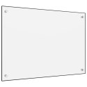  Panel ochronny do kuchni, biały, 70x50 cm, szkło hartowane Lumarko!