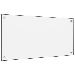  Panel ochronny do kuchni, biały, 80x40 cm, szkło hartowane Lumarko!