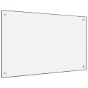  Panel ochronny do kuchni, biały, 80x50 cm, szkło hartowane Lumarko!
