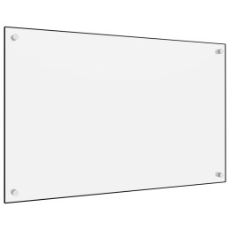 Lumarko Panel ochronny do kuchni, biały, 80x50 cm, szkło hartowane