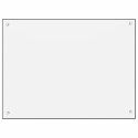  Panel ochronny do kuchni, biały, 80x60 cm, szkło hartowane Lumarko!