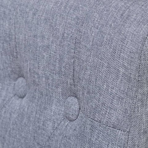  Krzesła stołowe, 4 szt., jasnoszare, tkanina Lumarko!