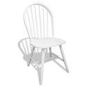  Krzesła stołowe, 6 szt., białe, lite drewno Lumarko!