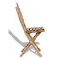  Składane krzesła ogrodowe, 4 szt., bambusowe Lumarko!
