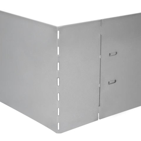  Zestaw 10 elastycznych obrzeży ogrodowych, stal, 100 x 15 cm Lumarko!