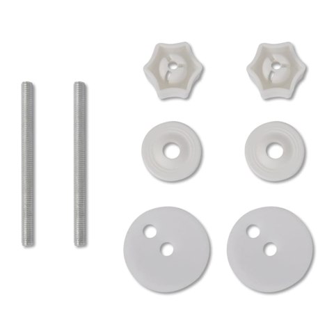  Deski sedesowe wolnoopadające, 2 szt., MDF, białe Lumarko!