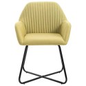  Krzesła do jadalni, 4 szt., zielone, tapicerowane tkaniną Lumarko!
