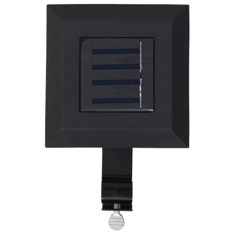  Lampy solarne LED do ogrodu, 12 szt., kwadratowe, 12 cm, czarne Lumarko!
