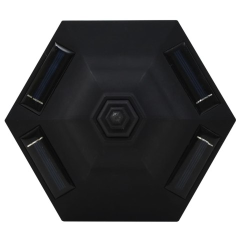  Lampy solarne do ogrodu, 6 szt., LED, czarne Lumarko!