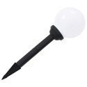  Lampy solarne do ogrodu, 8 szt., LED, kuliste, 15 cm, RGB Lumarko!