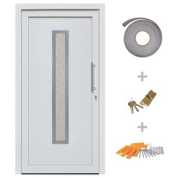  Drzwi wejściowe zewnętrzne, białe, 98 x 208 cm Lumarko!
