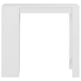  Stolik barowy z półkami, biały, 110 x 50 x 103 cm Lumarko!