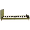  Rama łóżka, zielona, tapicerowana tkaniną, 140 x 200 cm Lumarko!