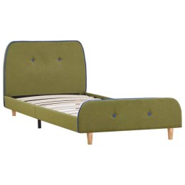  Rama łóżka, zielona, tapicerowana tkaniną, 90 x 200 cm Lumarko!