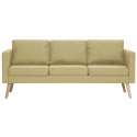  3-osobowa sofa tapicerowana tkaniną, zielona Lumarko!