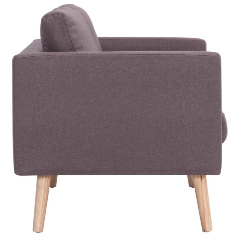  Sofa 3-osobowa, tapicerowana tkaniną, taupe Lumarko!
