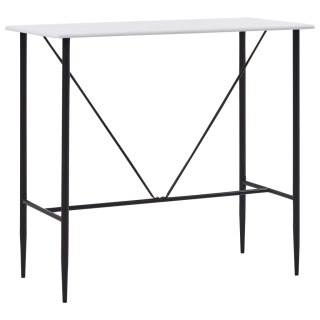  Stolik barowy, biały, 120 x 60 x 110 cm, MDF Lumarko!
