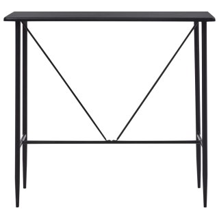  Stolik barowy, czarny, 120 x 60 x 110 cm, MDF Lumarko!