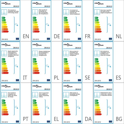  Żyrandol 2-poziomowy, biały, 15 żarówek E14 Lumarko!