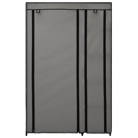  Składane szafy, 2 szt., szare, 110 x 45 x 175 cm, tkanina Lumarko!