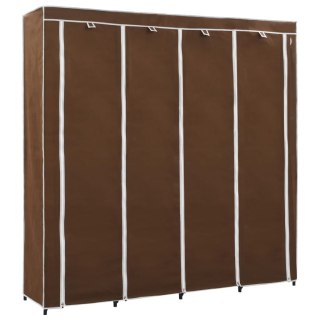  Szafa z 4 przegrodami, brązowa, 175x45x170 cm Lumarko!